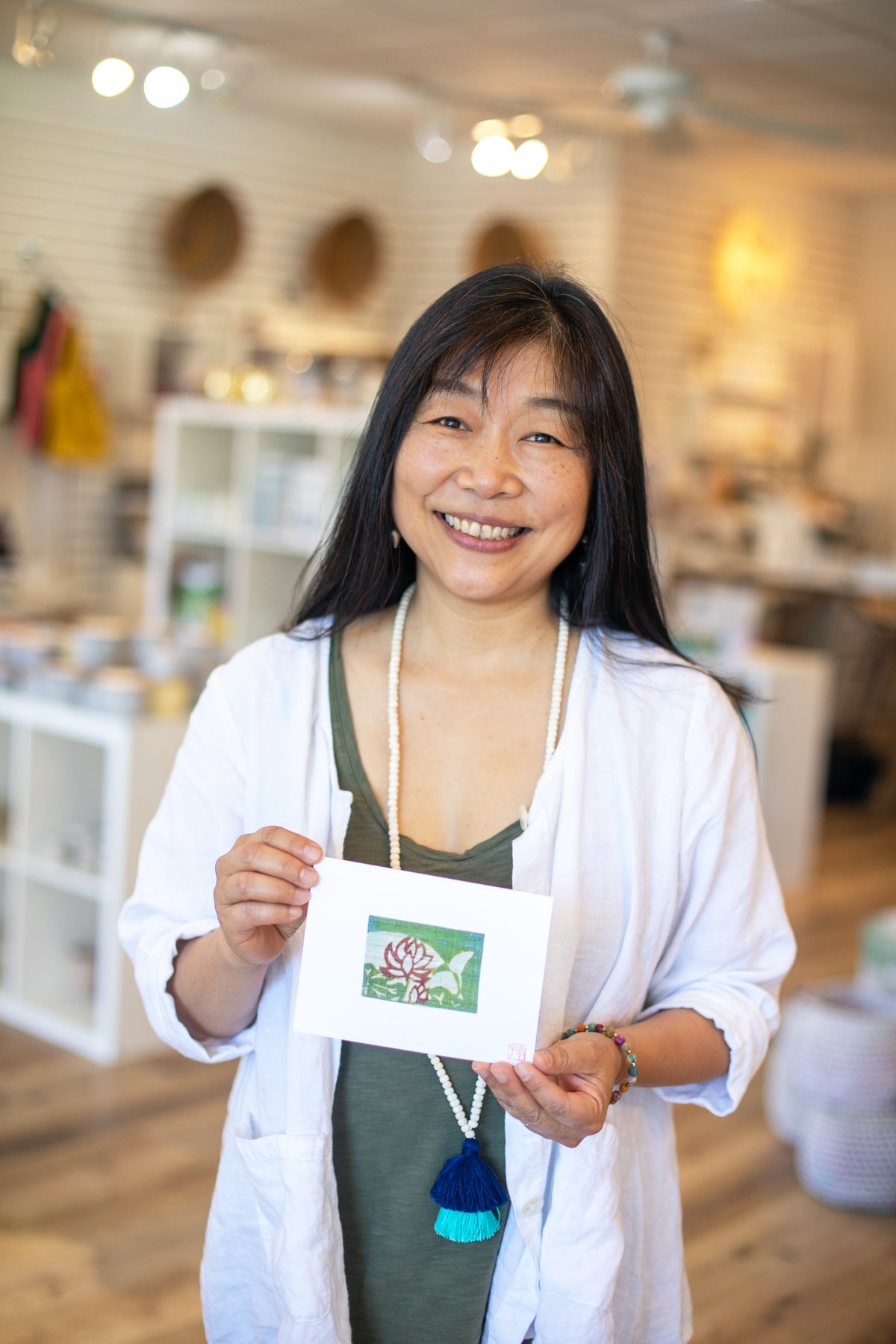 Blue Leaf Textile Studio cards